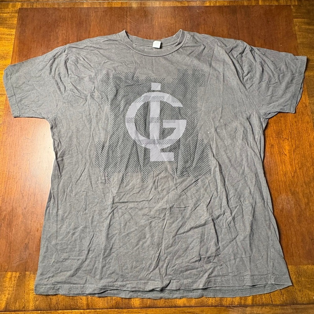 Greg Lake Songs of a Lifetime 2012 Tour Shirt ELP King Crimson Gray XL